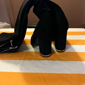 Black Over-the-Knee Boots